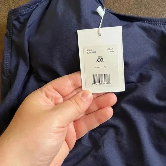 Andie NWT Women’s Navy Blue The Amalfi One Piece Swim Suit Size XXL - Picture 10 of 10